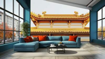 Traditional Chinese architecture Wall mural