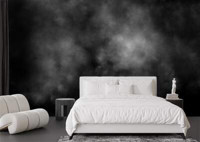 smoke overlay effect. fog overlay effect. atmosphere overlay effect. smoke texture overlays. Isolated black background. Misty fog effect. fume overlay. vapor overlays. fog background texture. steam. Wall mural