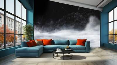 smoke overlay effect. smoke texture overlay. fog overlay effect. realistic smoke background. atmosph Wall mural