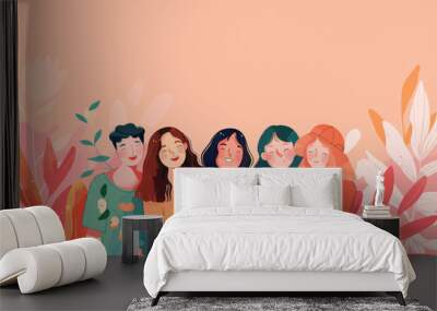 Happy Friendship Day Wall mural