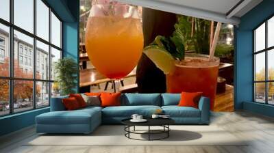 Cold drinks Wall mural