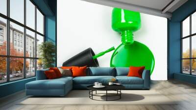 Green Nail Polish Wall mural