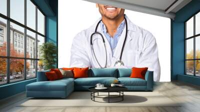 Chinese male doctor posed against studio background Wall mural