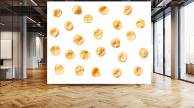 Cornflakes isolated on white background. PNG transparent. Wall mural