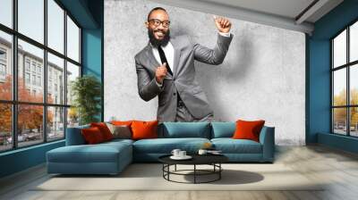 business black man dancing Wall mural