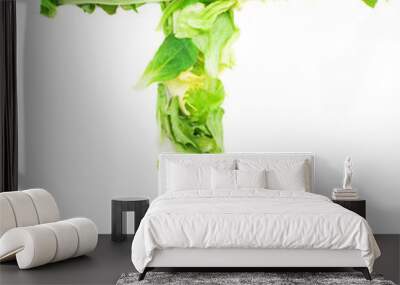 T salad letter Wall mural