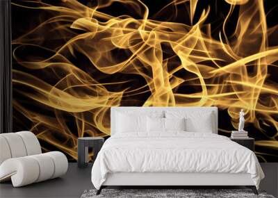 abstract orange fire background Wall mural