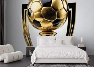 gold trophy cup Wall mural