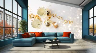 Champagne for celebration party Wall mural