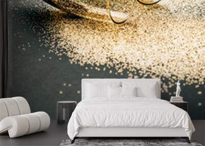 Concept of champagne Wall mural