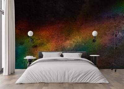 grunge background with colorful spots Wall mural