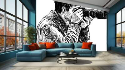 photographer Wall mural