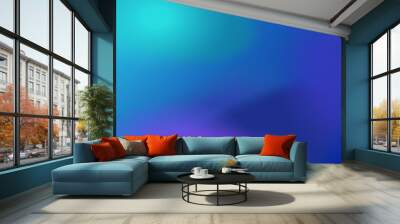 Blue gradient background Wall mural