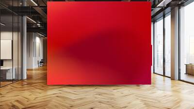 Red gradient background Wall mural