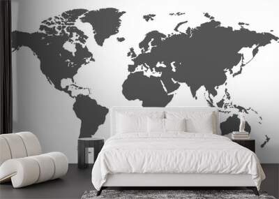 World Map	 Wall mural