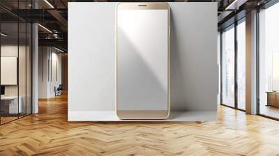 Blank promotional mobile mockup template Wall mural