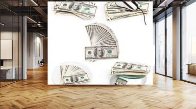 dollars set Wall mural