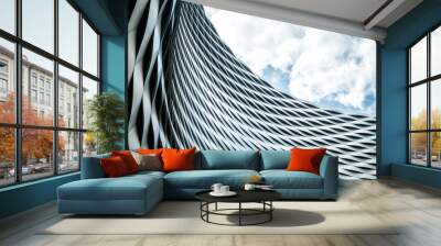 modern urban architecture Wall mural