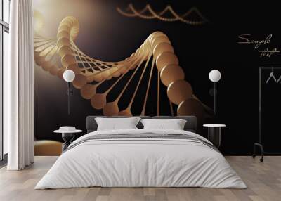 molecule Wall mural