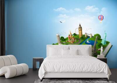 travel book Wall mural