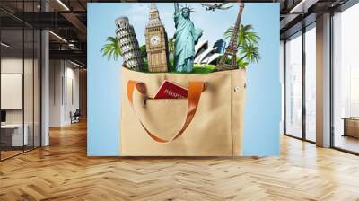 traveling Wall mural