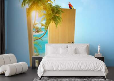 tropical paradise Wall mural