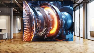 turbine engine Wall mural