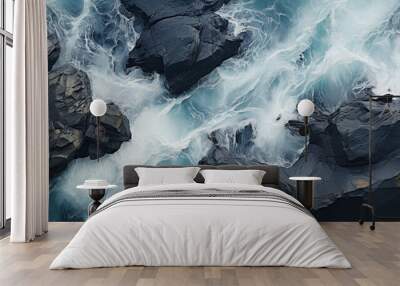 water and ice Wall mural