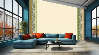 Arabic – Islamic art border frame design  Wall mural