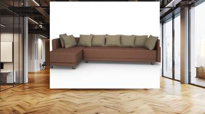 Brown sofa Wall mural