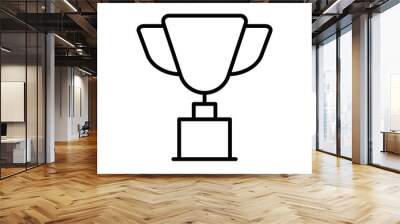 Trophy icon vector design templates simple and modern Wall mural