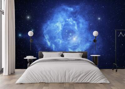 Milky way stars and star-dust in deep space / cosmos.  Wall mural