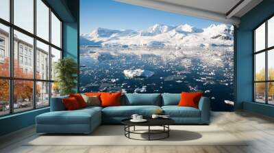 paradise bay in antarctica Wall mural