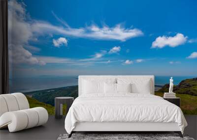 Landscape Green Blue Sky Chame Wall mural