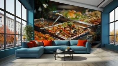 buffet food Wall mural