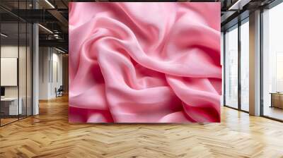 pink wool fabric texture Wall mural