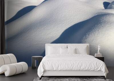 snow shapes Wall mural