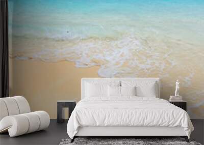 beach,sea wave on the beach,summer holiday vacation,beach,beauti Wall mural