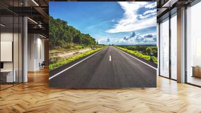 road in the mountains Wall mural