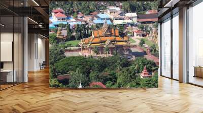 Temple à Battambang, Cambodge Wall mural