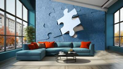 Last piece of jigsaw puzzle Wall mural