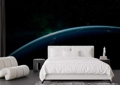 3D planet abstract wallpaper background Wall mural