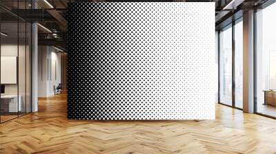 Gradient Halftone Dots Background Wall mural