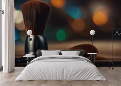 make up brush Wall mural