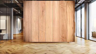 Brown wood panels for background Wall mural