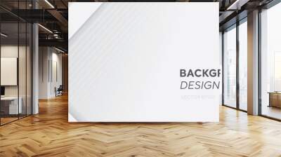 Modern white gray abstract web banner background creative design Wall mural