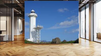 tower of the lighthouse   in miyakojima city Wall mural