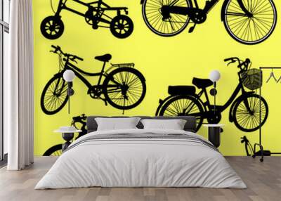 bicycle bike vector Wall mural