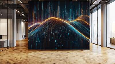 Abstract technology background Wall mural