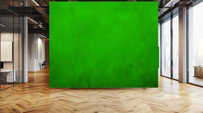 Christmas green background, light texture and soft blur design, elegant luxury green color banner or mottled metal background Wall mural